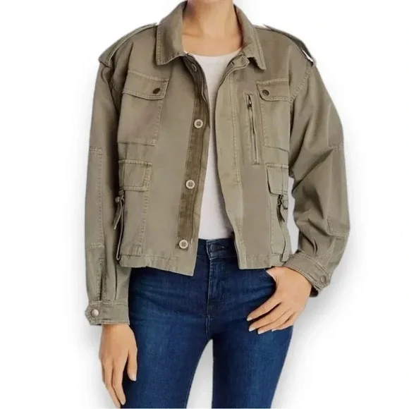 PISTOLA Women's Ashton Cropped Military‎ Jacket Colonel Size XS | EUC - Picture 2 of 11